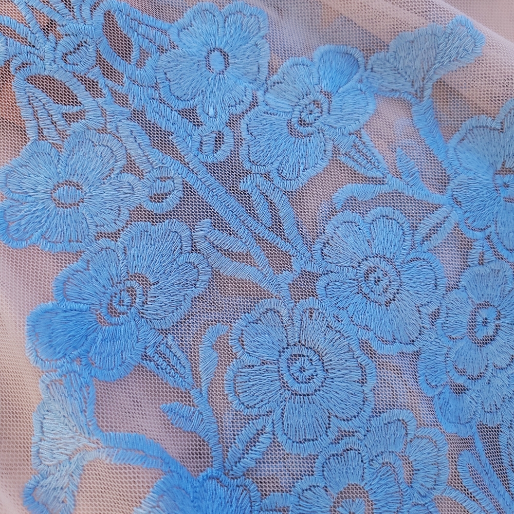 Free People x For Love & Lemons Fairycore Temecula Sheer Mesh Lace Maxi… - Picture 8 of 13